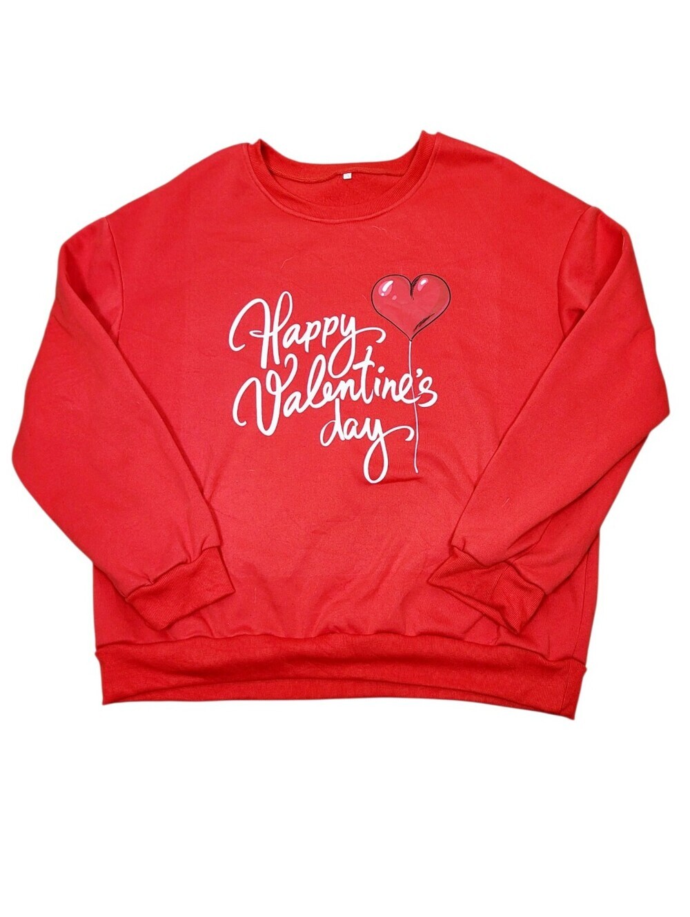 2/$20 Y2K Red Happy Valentines Day Sweatshirt Top Size: 2XL
